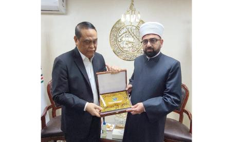 Syafruddin bersama Grand Mufti Yordania