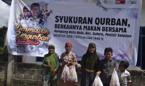 Syukuran Qurban ACT sambangi warga Kampung Batu Bala, Kabupaten Pesisir  Selatan.