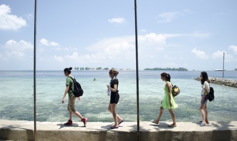 Syuting Citilink Jelajah Mimpi di Pulau Pramuka, Kepulauan Seribu,  DKI Jakarta.