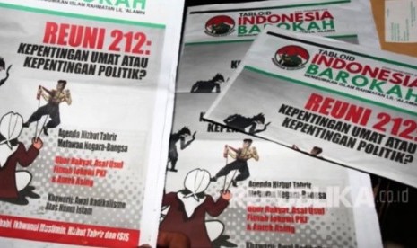 Indonesia Barokah tabloid. (Illustration)