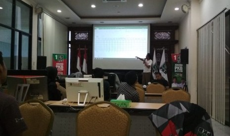 Tabulasi suara Pemilu 2019 di Kantor DPP PKB.