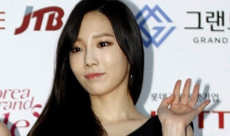 Taeyeon SNSD enyanyi Taeyeon dari grup K-pop Girls' Generation atau SNSD kembali ke dunia musik lewat album INVU. (ilustrasi