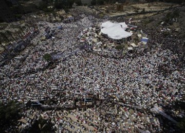 Tahrir Square, Kairo, Mesir, pusat pemberontakan dan revolusi di Negeri Piramida.