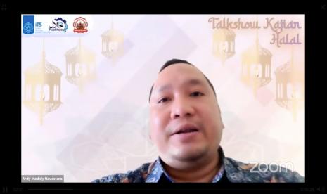 Ardy Maulidy Navastara (Talkshow Kajian Halal ITS).