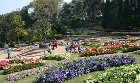 Taman Bunga Mae Fah Luang di Doi Tung, Chiang Rai, Thailand  