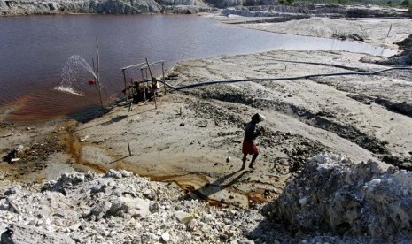 Tambang timah di Bangka Belitung