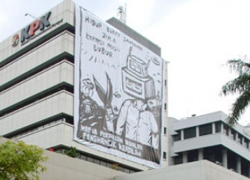 Tampak Gedung KPK di kawasan Rasuna Said, Jakarta Selatan.