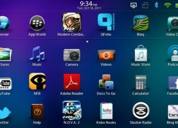 Tampilan Playbook OS2