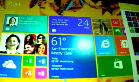tampilan start windows 8.1