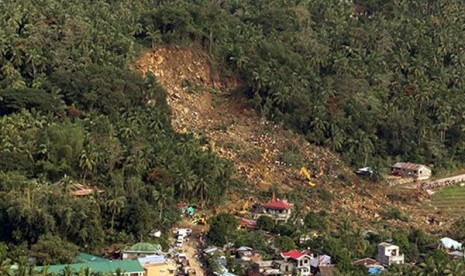 Tanah longsor di Filipina.