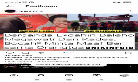 Tangkapan layar, aksi meludahi seorang anak perempuan pada spanduk bergambar Megawati Soekarnoputri dan Puan Maharani.