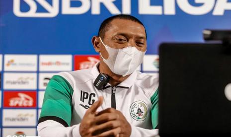 Tangkapan layar Pelatih PSS Sleman I Putu Gede Swi Santoso 