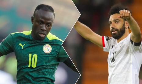 tangkapan layar Sadio Mane dan Mo Salah