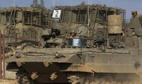 Tank Israel serang Jalur Gaza