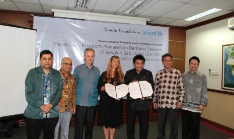 Tanoto Foundation Gandeng UNICEF Bangun Sekolah Satu Atap