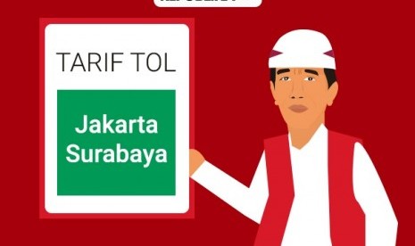 Tarif tol Jakarta hingga Surabaya