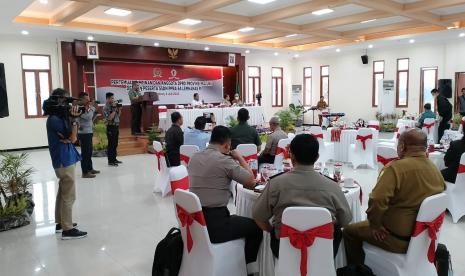 Tatap muka antara Lemhanas dan DPRD Maluku di kawasan Karang Panjang, Kecamatan Sirimau, Kota Ambon, Senin (4/7/2022).