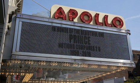 Teater Apollo turut berkabung mengenang kepergian musisi Prince (21/4).