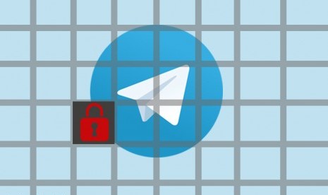 Telegram diblokir (ilustrasi).