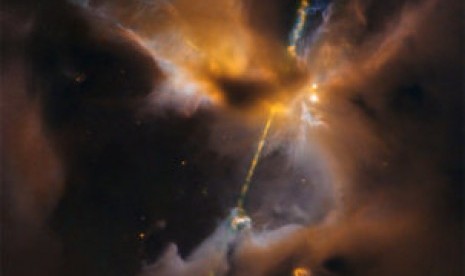 teleskop Hubble ungkap foto mirip lightsaber 