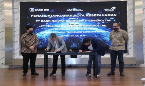 Telkom dan BRI sepakat untuk saling mendukung aktivitas operasional dan memberikan nilai tambah pada masing-masing perusahaan.