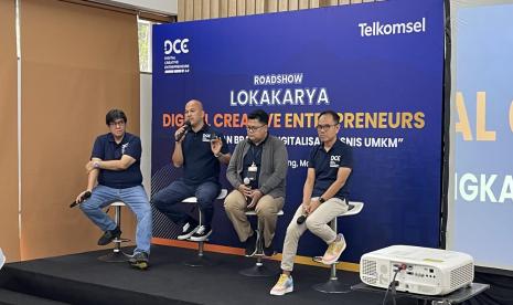 Telkomsel (DCE) menggelar Lokakarya Roadshow Digital Creative Entrepreneurs (DCE) 2.0 di Bandung.