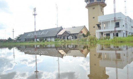 Temindung airport in Samarinda, East klimantan, is inundated. (file photo) 