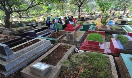  Alam kubur merupakan alam berkumpulnya roh-roh menanti kiamat. Ilustrasi alam kubur