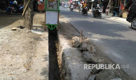 Tempat pembakaran Muhammad Aljahra alias Joya di jalan Muara Bakti, Babelan telah diperbaiki dan dibersihkan. Jumat (11/8). 