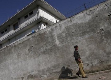 Tempat persembunyian Usamah bin Ladin, di abbottabad, utara Islamabad, Pakista.