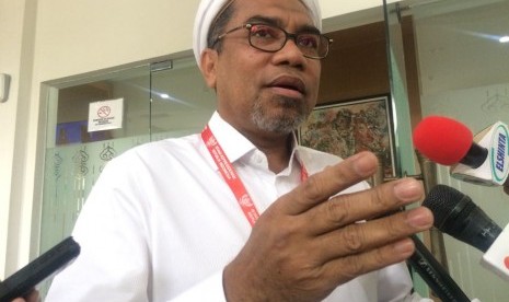 Tenaga Ahli Deputi IV Kantor Staf Kepresidenan (KSP) Ali Mochtar Ngabalin memberikan tanggapan terkait pernyataan Amien Rais, Selasa (10/7).