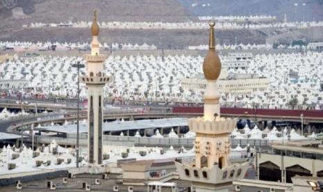 Tenda jamaah haji di Arafah