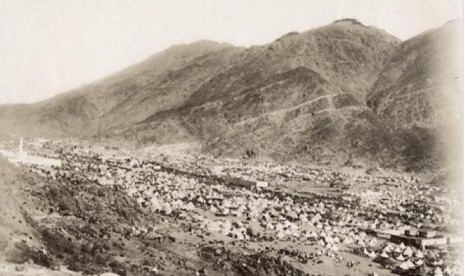 Tenda jamaah haji di Mina ada tahun 1928.