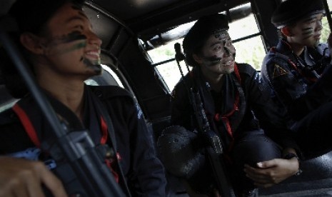 Tentara wanita Thailand.