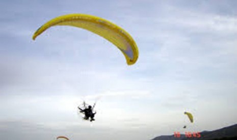 Terbang dengan paramotor