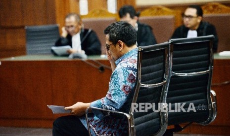 Terdakwa kasus dugaan suap 'judicial review' di Mahkamah Konstitusi, Kamaludin.