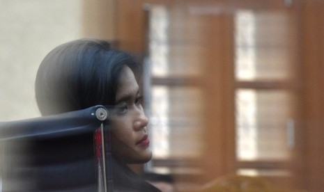 Terdakwa kasus kematian Wayan Mirna Salihin yang diduga diracun menggunakan kopi bersianida, Jessica Kumala Wongso