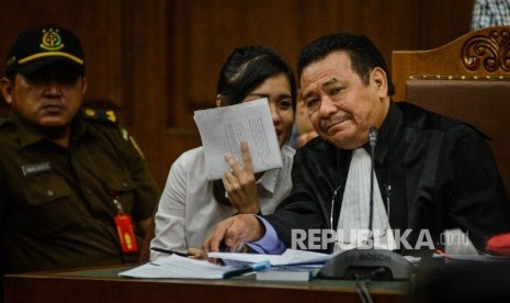 Jessica Kumala Wongso dan pengacaranya Otto Hasibuan