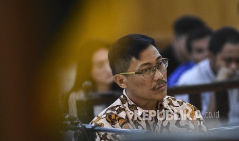 Terdakwa kasus suap jual beli jabatan di Pemkab Cirebon yang juga Bupati Cirebon nonaktif Sunjaya Purwadisastra menjalani sidang di PN Tipikor Bandung.