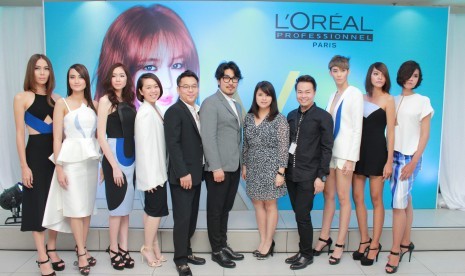 Terinspirasi dari gaya rambut perempuan Korea L’Oréal Professionnel menciptkan kreasi rambut V-Look. 