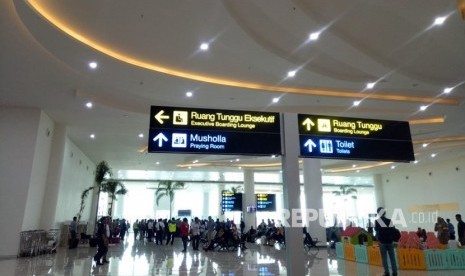 Terminal baru Bandara Syamsudin Noor Banjarmasin, Kalimantan Selatan.