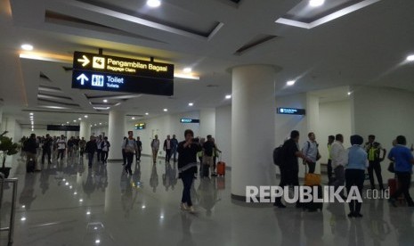 Bandara Syamsudin Noor Banjarmasin, Kalimantan Selatan. Temuan surat PCR dan sertifikat vaksin palsu terjadi pada Rabu (7/7) di Banjarmasin. Ilustrasi.