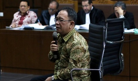 Tersangka dugaan suap kasus alokasi pembelian gula impor untuk Sumatera Barat Xaveriandy Sutanto. 