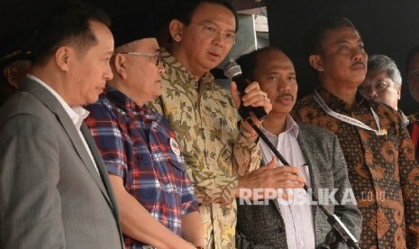  Tersangka kasus dugaan penistaan agama Basuki Tjahaja Purnama alias Ahok 