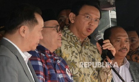 Tersangka kasus dugaan penistaan agama Basuki Tjahaja Purnama alias Ahok.