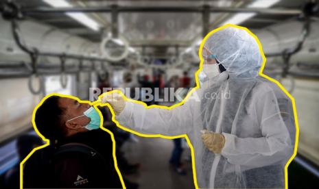 Tes acak antigen Covid-19 penumpang KRL Jabodetabek