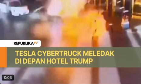 Tesla Cybertruck meledak