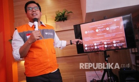 CEO Rumah Zakat Nur Efendi  memberikan apresiasi kepada Pemerintah Kabupaten Banggai sebagai mitra pemerintahan Rumah Zakat.