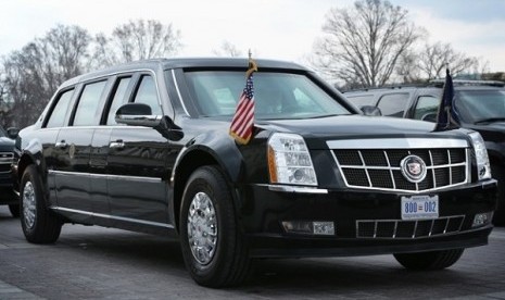 The Beast, mobil kepresidenan Donald Trump.