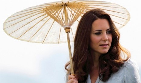 The Duchess of Cambridge, Kate Middleton saat mengunjungi Singapura pekan lalu